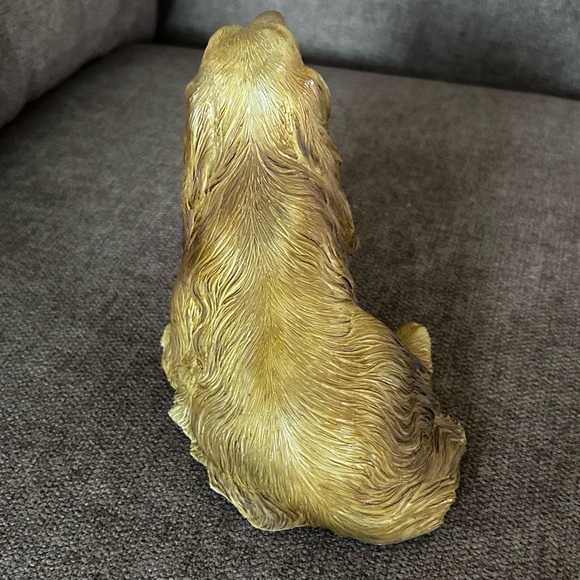 Vintage George Good Golden Retriever Resin 80's Made in Taiwan - Picture 3 of 7